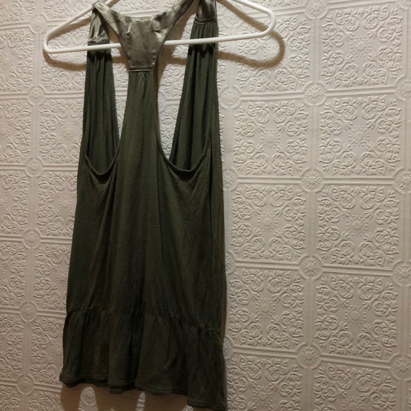 Vintage G Unit Olive Green Crossover Tank Small - Picture 3 of 6